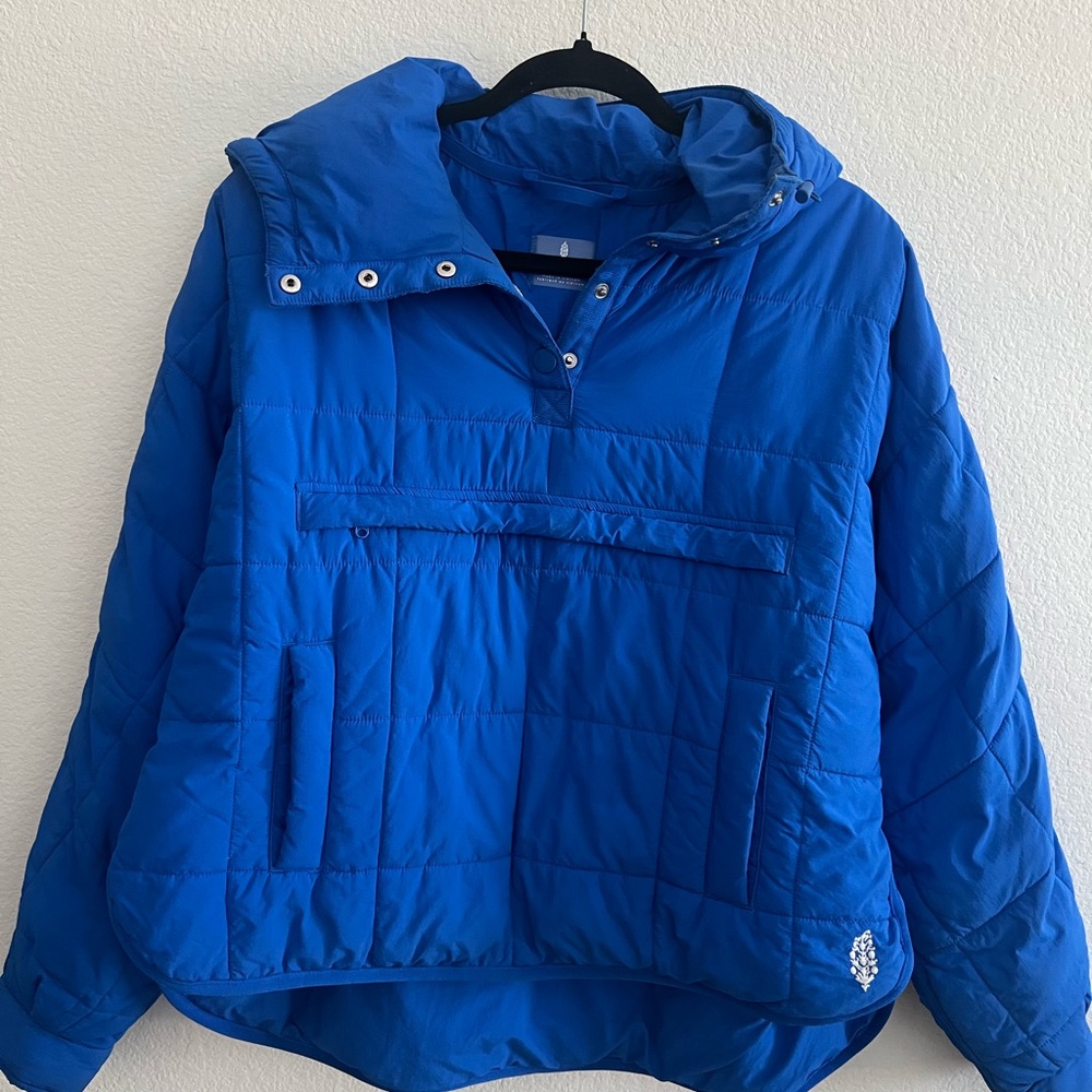 Free People Quilted Pullover Puffer